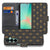 Samsung Galaxy A27 bookcase Franse Lelie, voorkant met gesloten klep