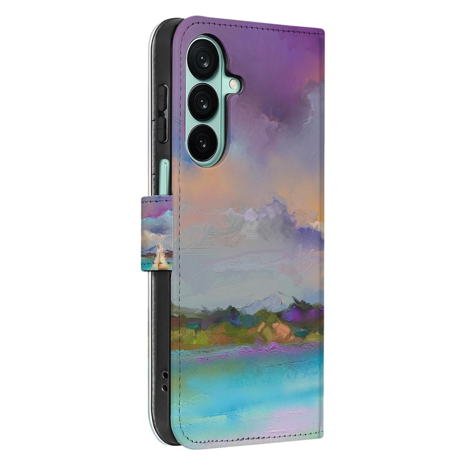 Samsung Galaxy A27 bookcase Boat, detail van het stiksel