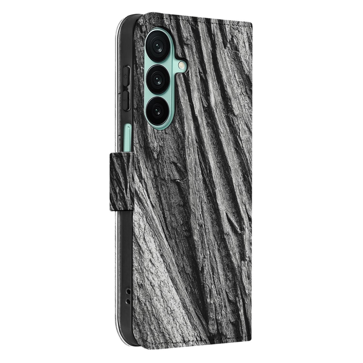 Samsung Galaxy A27 bookcase Boomschors, detail van het stiksel