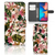 Samsung Galaxy A30 Hoesje Flowers hoesje bloemen tropisch design aanzicht