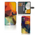 Samsung Galaxy A34 Book Case Polygon Color book case kleurrijk design voorkant achterkant