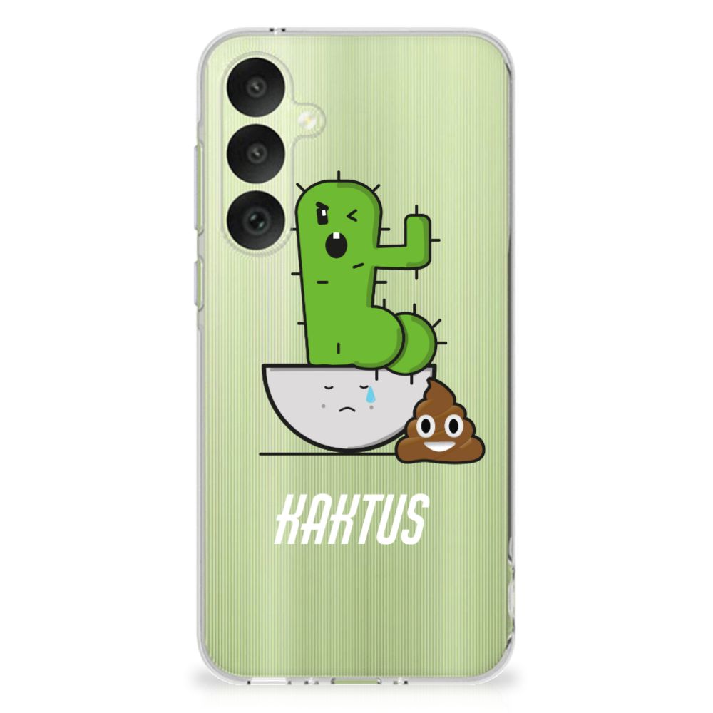 Samsung Galaxy A35 Telefoonhoesje met Naam Cactus Poo