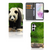 Samsung Galaxy A35 Telefoonhoesje met Pasjes Panda telefoonhoesje panda design aanzicht