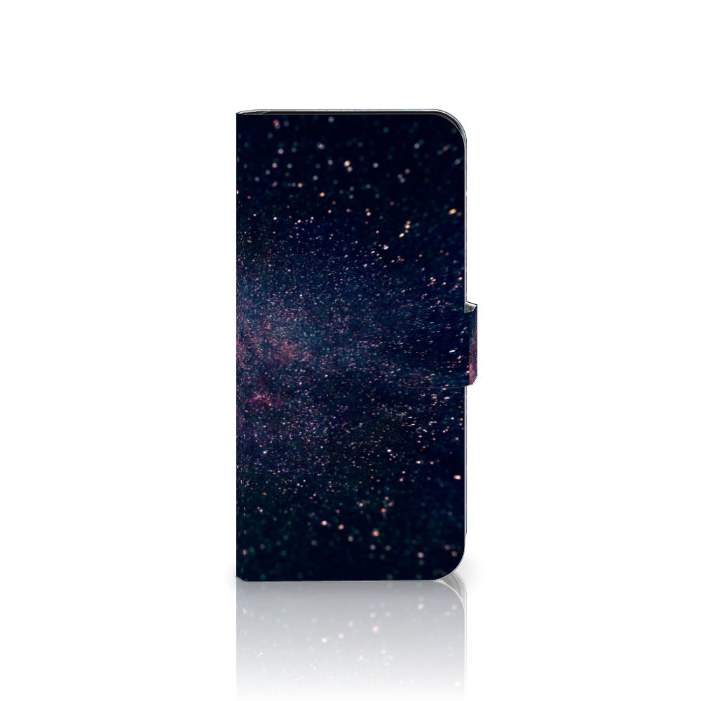 Samsung Galaxy A36 Book Case Stars boekhoesje sterrennevel zwart paars blauw