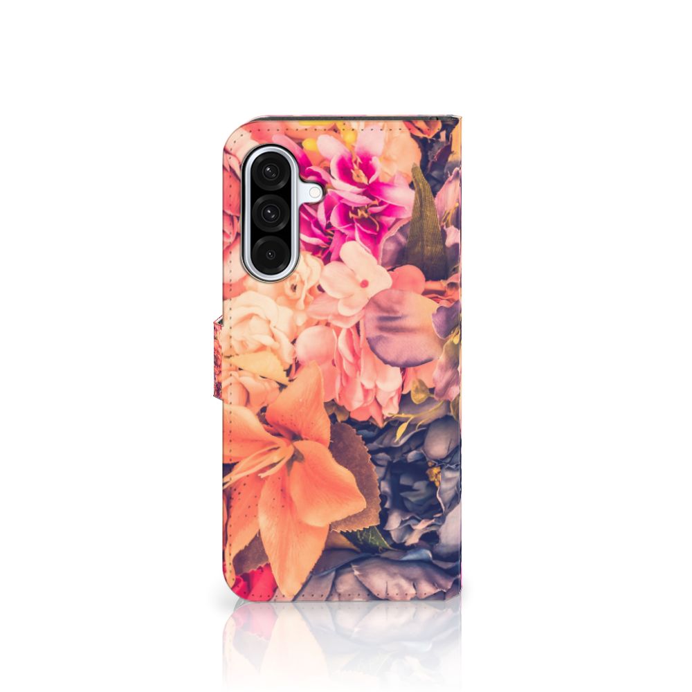 Samsung Galaxy A36 Hoesje Bosje Bloemen boekhoesje bloemen ontwerp vooraanzicht