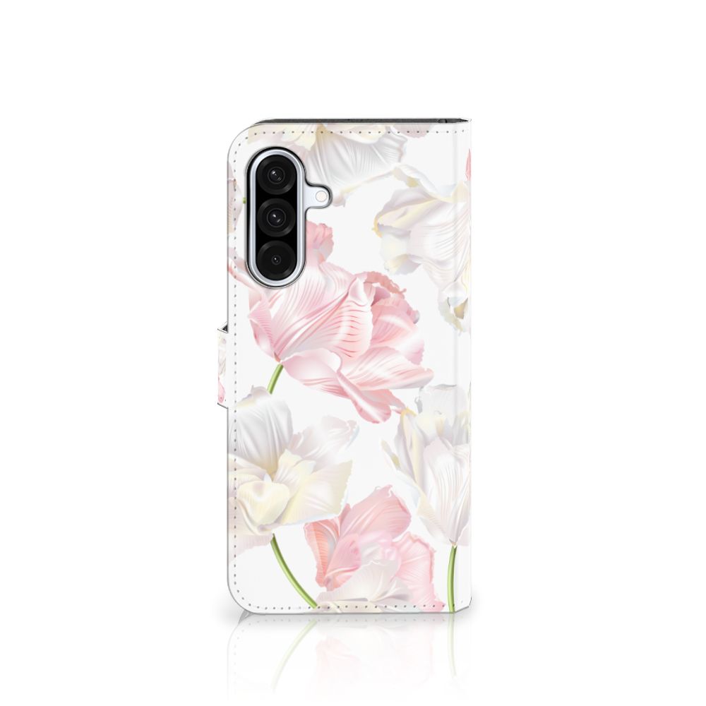 Samsung Galaxy A36 Hoesje Lovely Flowers hoesje elegante bloemen aanzicht