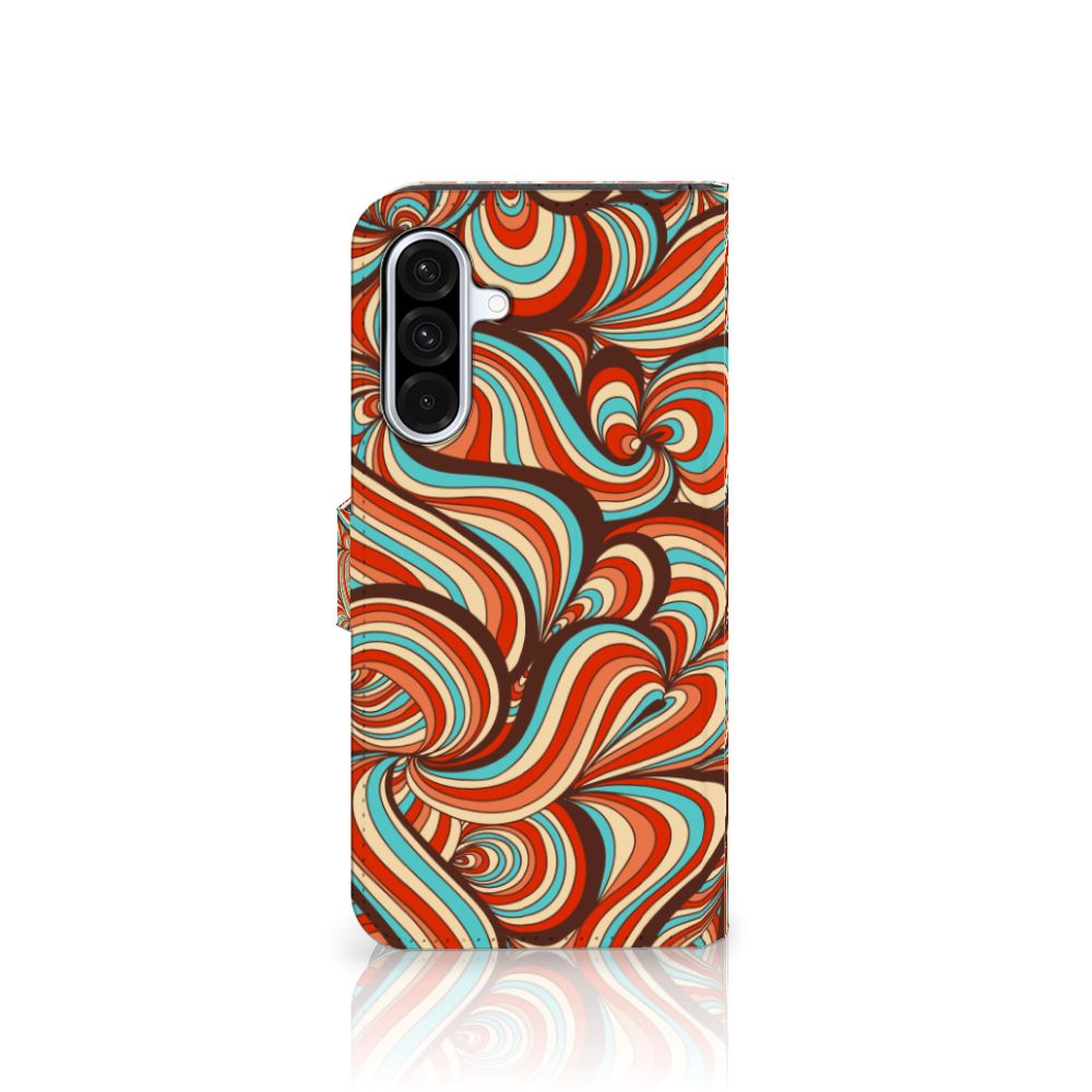 Samsung Galaxy A36 Hoesje Retro retro design kleurrijk aanzicht