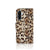 Samsung Galaxy A36 Telefoonhoesje met Pasjes Leopard dierenprint aanzicht