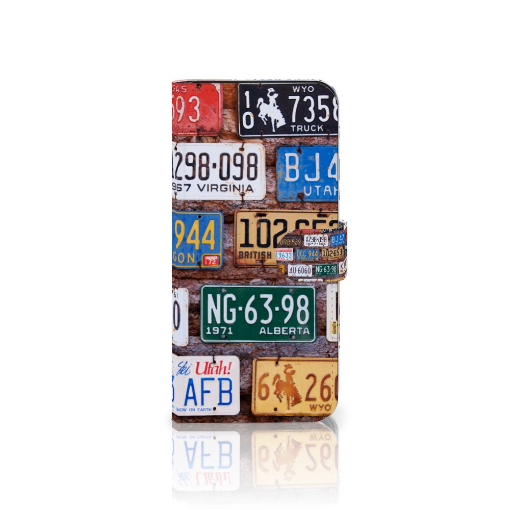 Samsung Galaxy A36 Telefoonhoesje met foto Kentekenplaten design kentekenplaten aanzicht