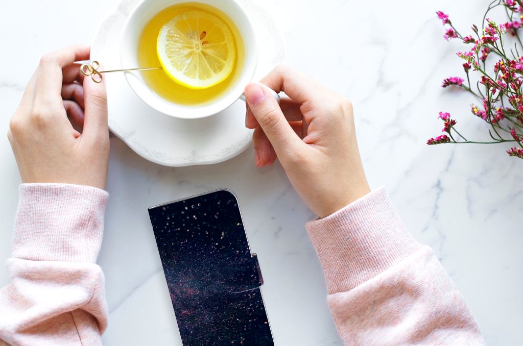 Samsung Galaxy A40 Book Case Stars