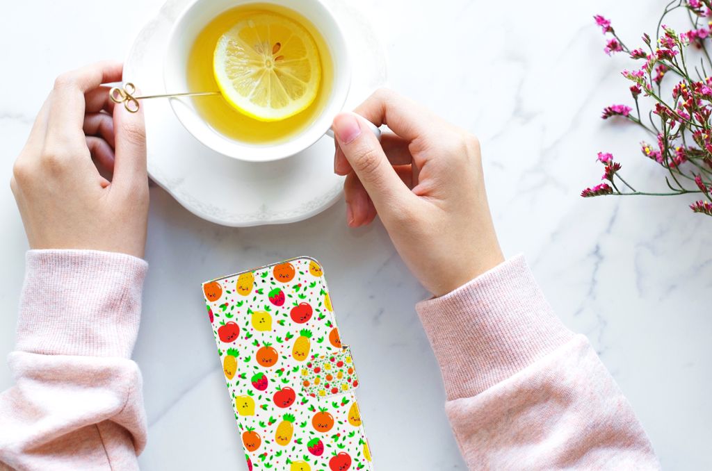 Samsung Galaxy A40 Book Cover Fruits