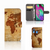 Samsung Galaxy A40 Flip Cover Wereldkaart