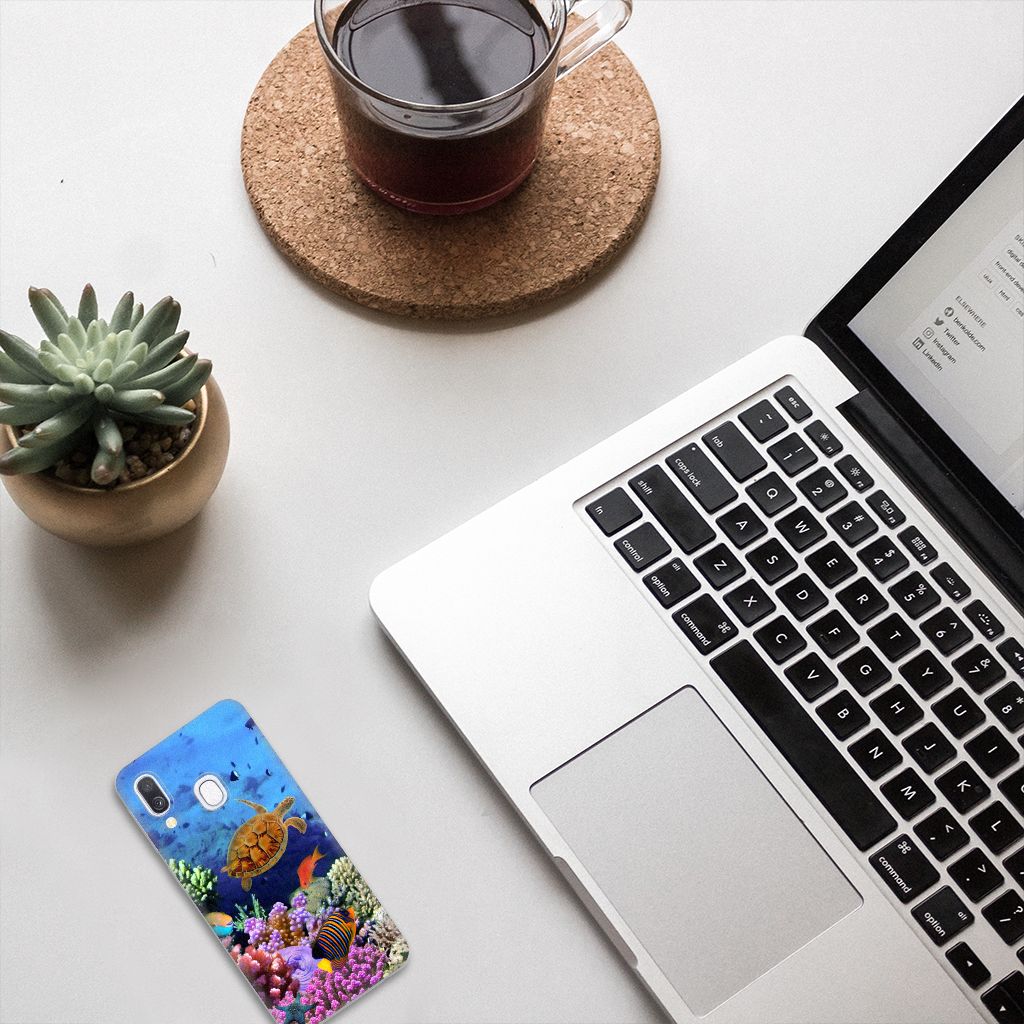 Samsung Galaxy A40 TPU Hoesje Vissen
