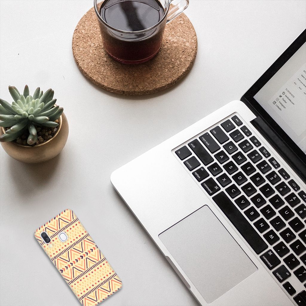 Samsung Galaxy A40 TPU bumper Aztec Yellow