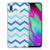 Samsung Galaxy A40 TPU bumper Zigzag Blauw