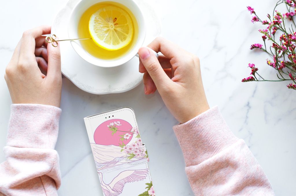 Samsung Galaxy A40 Telefoonhoesje met Pasjes Bird Standing
