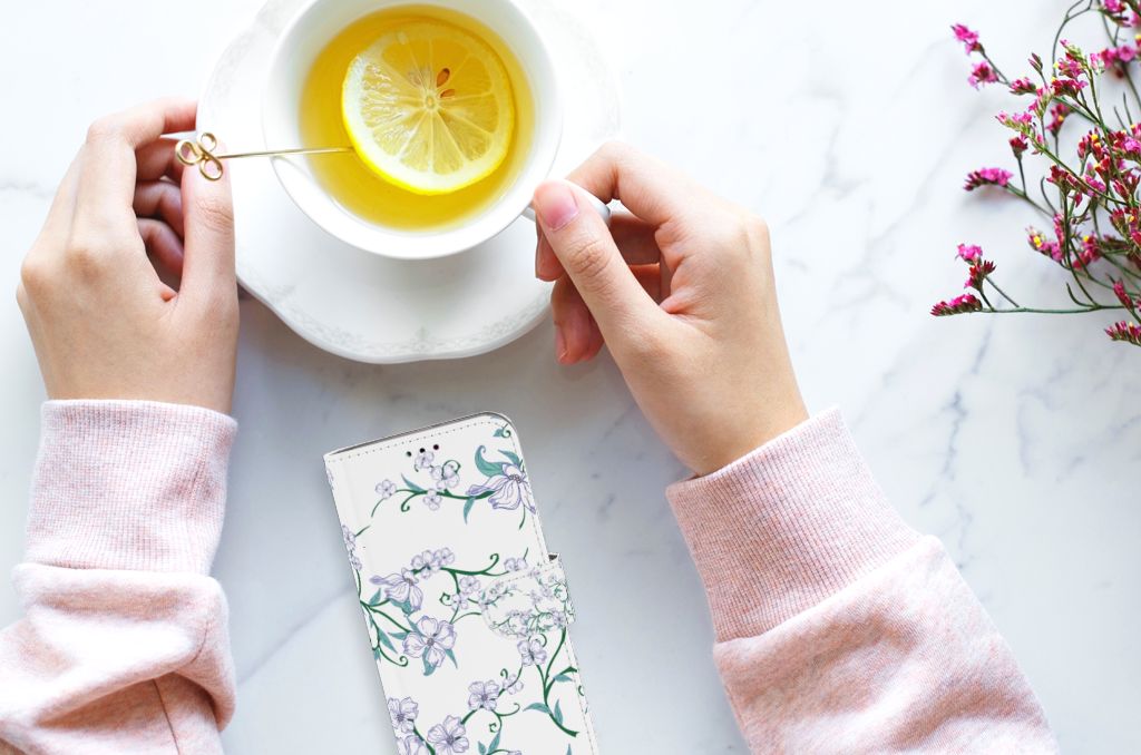 Samsung Galaxy A40 Uniek Hoesje Blossom White