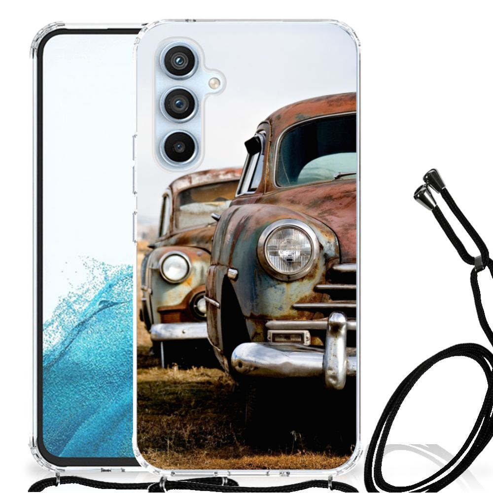 Samsung Galaxy A54 5G Anti-shock Hoesje met foto Vintage Auto B2C Telecom