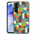 Samsung Galaxy A55 Back Case Funky Retro geometrisch design achterkant