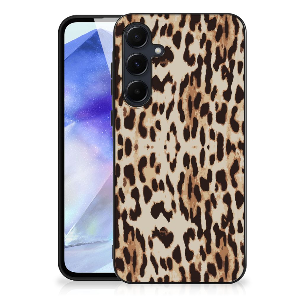 Samsung Galaxy A55 Dierenprint Telefoonhoesje Leopard B2C Telecom