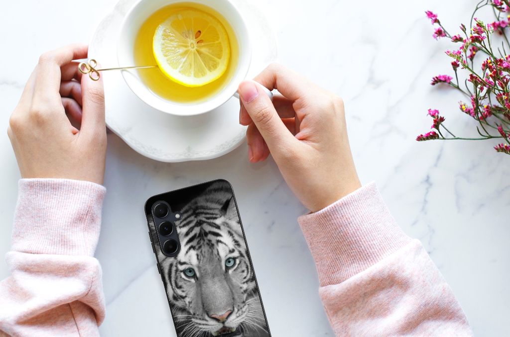 Samsung Galaxy A55 Dierenprint Telefoonhoesje Tijger B2C Telecom