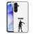 Samsung Galaxy A55 Hoesje Floss back cover illustraties zwart