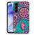 Samsung Galaxy A55 Leuk Telefoonhoesje Cirkels en Vlinders design cirkels vlinders aanzicht