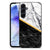 Samsung Galaxy A55 Marmeren Print Telefoonhoesje Marmer Wit Zwart - Origineel Cadeau Man B2C Telecom