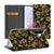 Samsung Galaxy A56 | A36 Smart Cover Gouden Bloemen design aanzicht