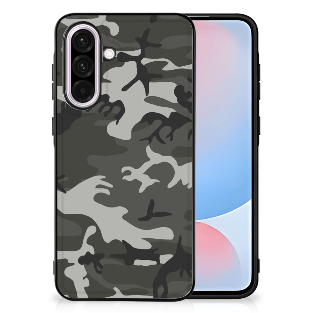 Samsung Galaxy A56 Back Case Army Light camouflage design back cover aanzicht