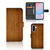 Samsung Galaxy A56 Book Style Case Donker Hout book stijl voorkant achterzijde binnenzijde