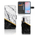 Samsung Galaxy A56 Bookcase Marmer Wit Zwart design boekcase voorkant achterkant zijaanzicht