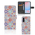 Samsung Galaxy A56 Bookcase Tiles Color boekhoes design tegels aanzicht