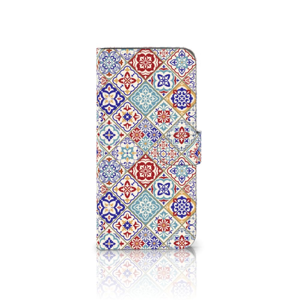 Samsung Galaxy A56 Bookcase Tiles Color boekcase tegels vooraanzicht
