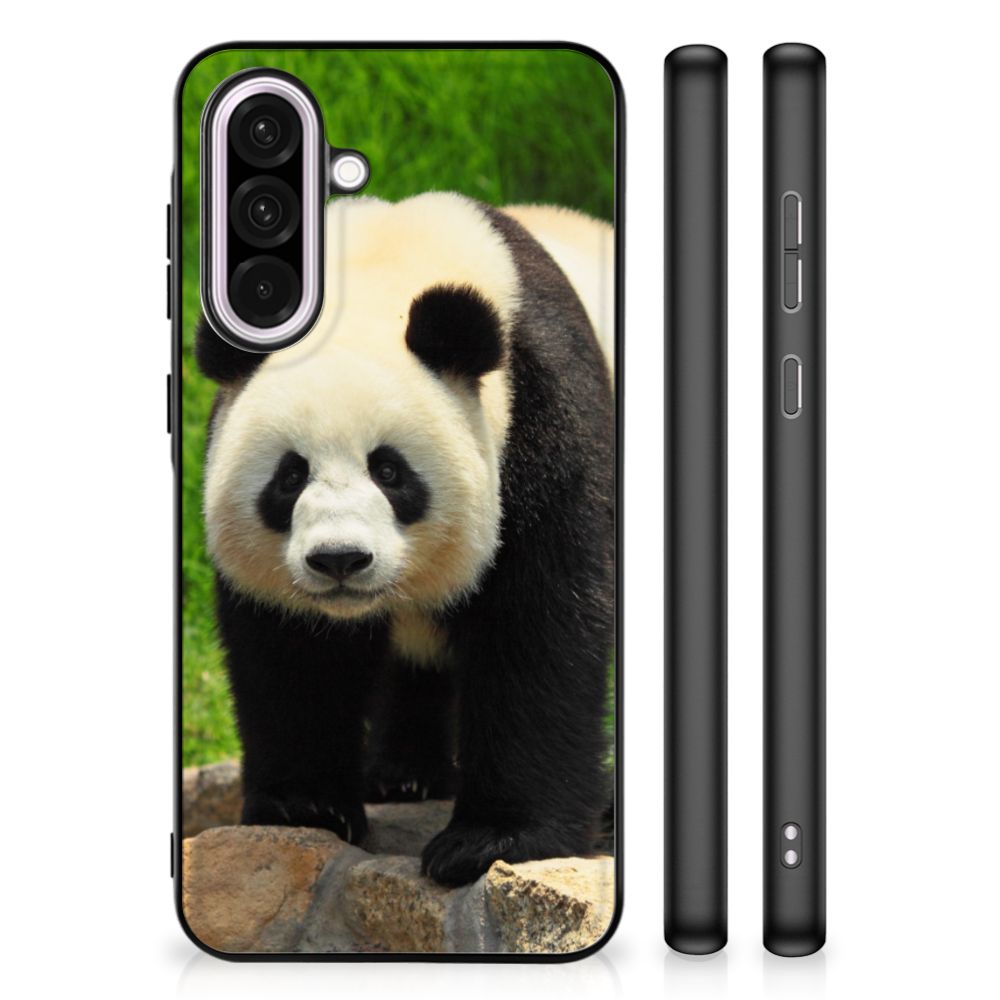Samsung Galaxy A56 Dierenprint Telefoonhoesje Panda panda voorkant zijkant