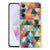 Samsung Galaxy A56 Hoesje Geruit TPU Antishock geometrisch kleurrijk design aanzicht