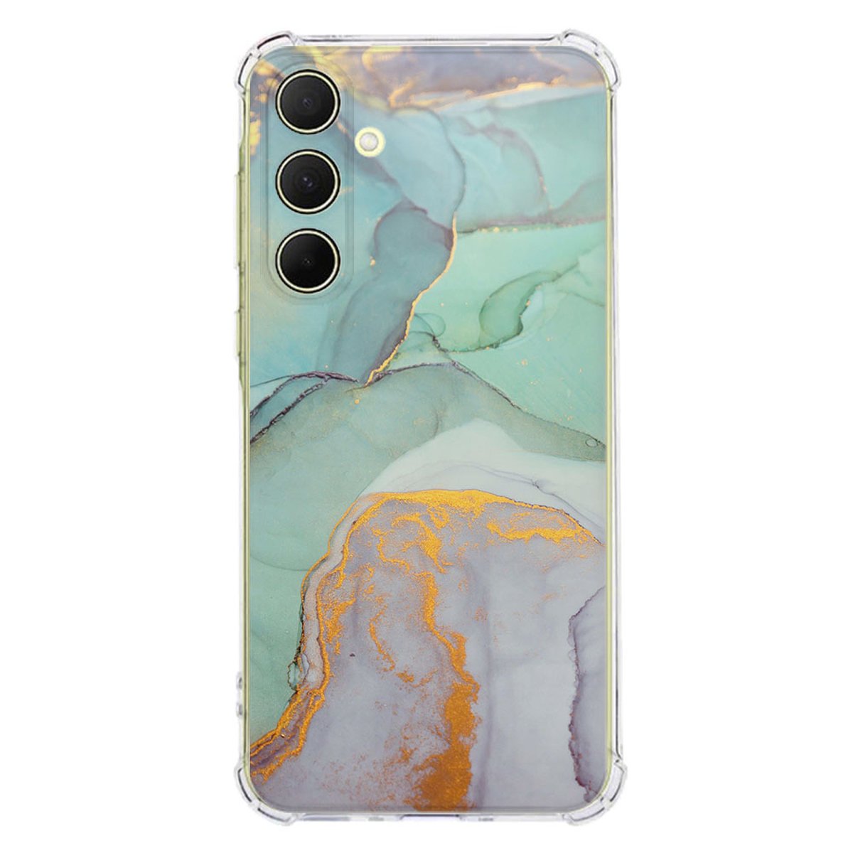 Samsung Galaxy A56 Hoesje Watercolor Mix TPU Antishock achterkant aquarel patroon