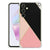 Samsung Galaxy A56 Hoesje - Zwart Roze Vormen TPU Antishock hoesje abstract geometrisch voorkant achterkant