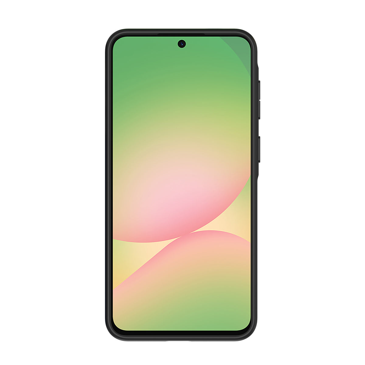 Samsung Galaxy A57 Back Cover Hoesje Wit Zwart vooraanzicht.