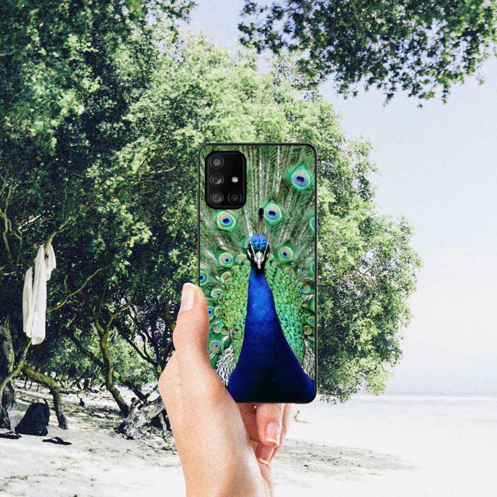 Samsung Galaxy A71 Dierenprint Telefoonhoesje Pauw B2C Telecom