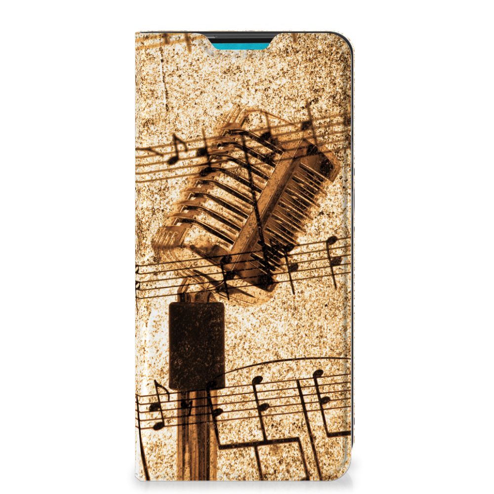 Samsung Galaxy A73 Stand Case Bladmuziek