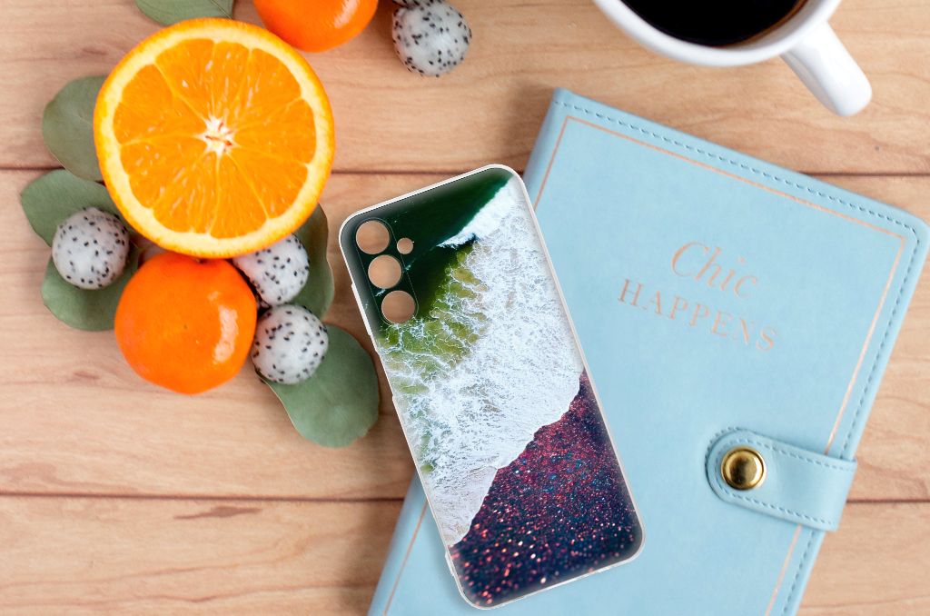 Samsung Galaxy M14 TPU Hoesje Sea in Space