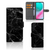 Samsung Galaxy M54 Bookcase Marmer Zwart - Origineel Cadeau Vader
