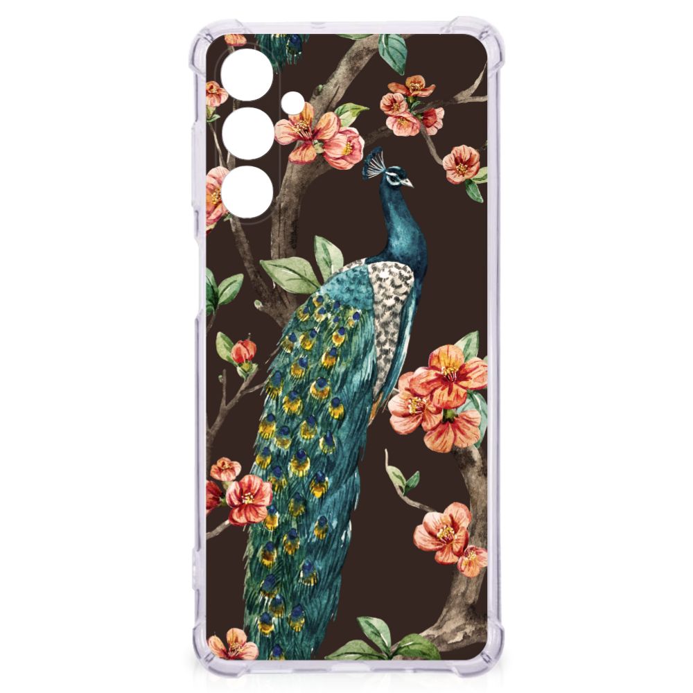 Samsung Galaxy M54 Case Anti-shock Pauw met Bloemen B2C Telecom