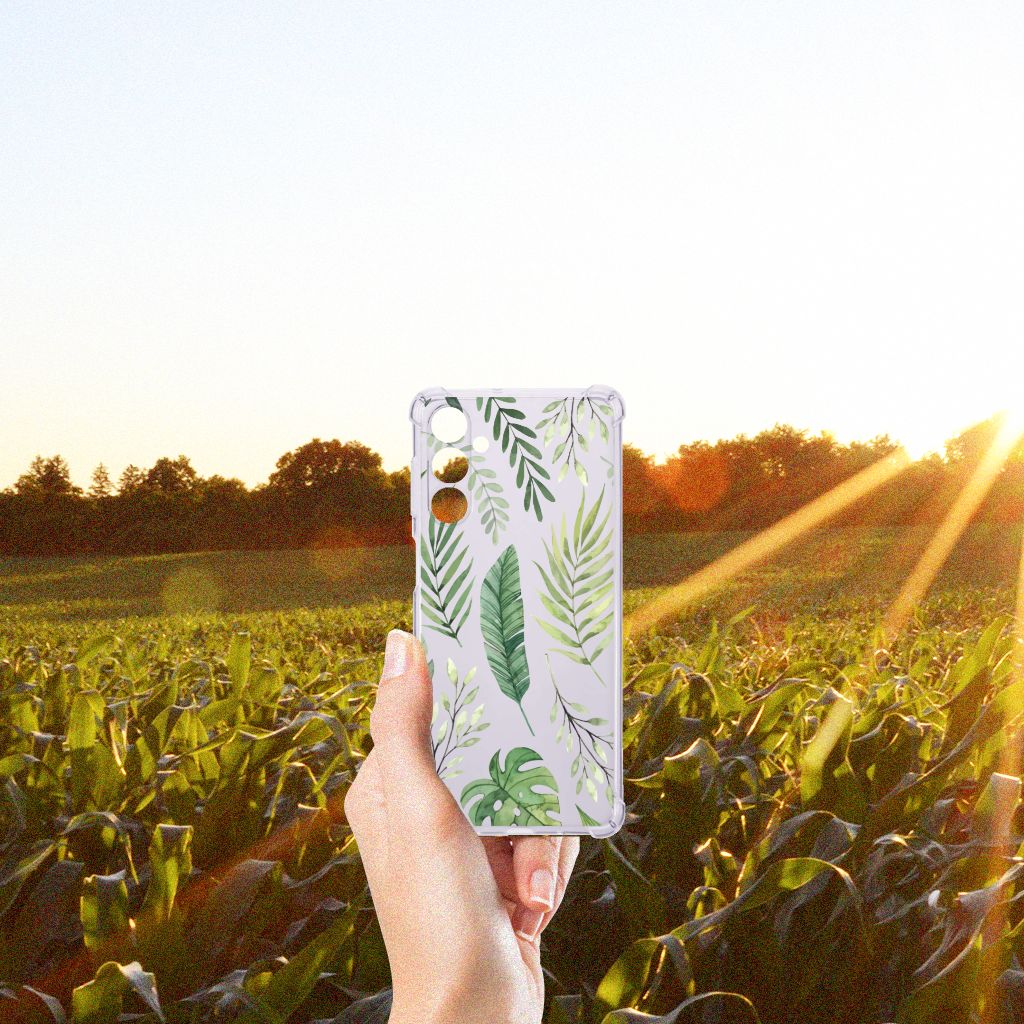 Samsung Galaxy M54 Case Leaves case leaves design hand