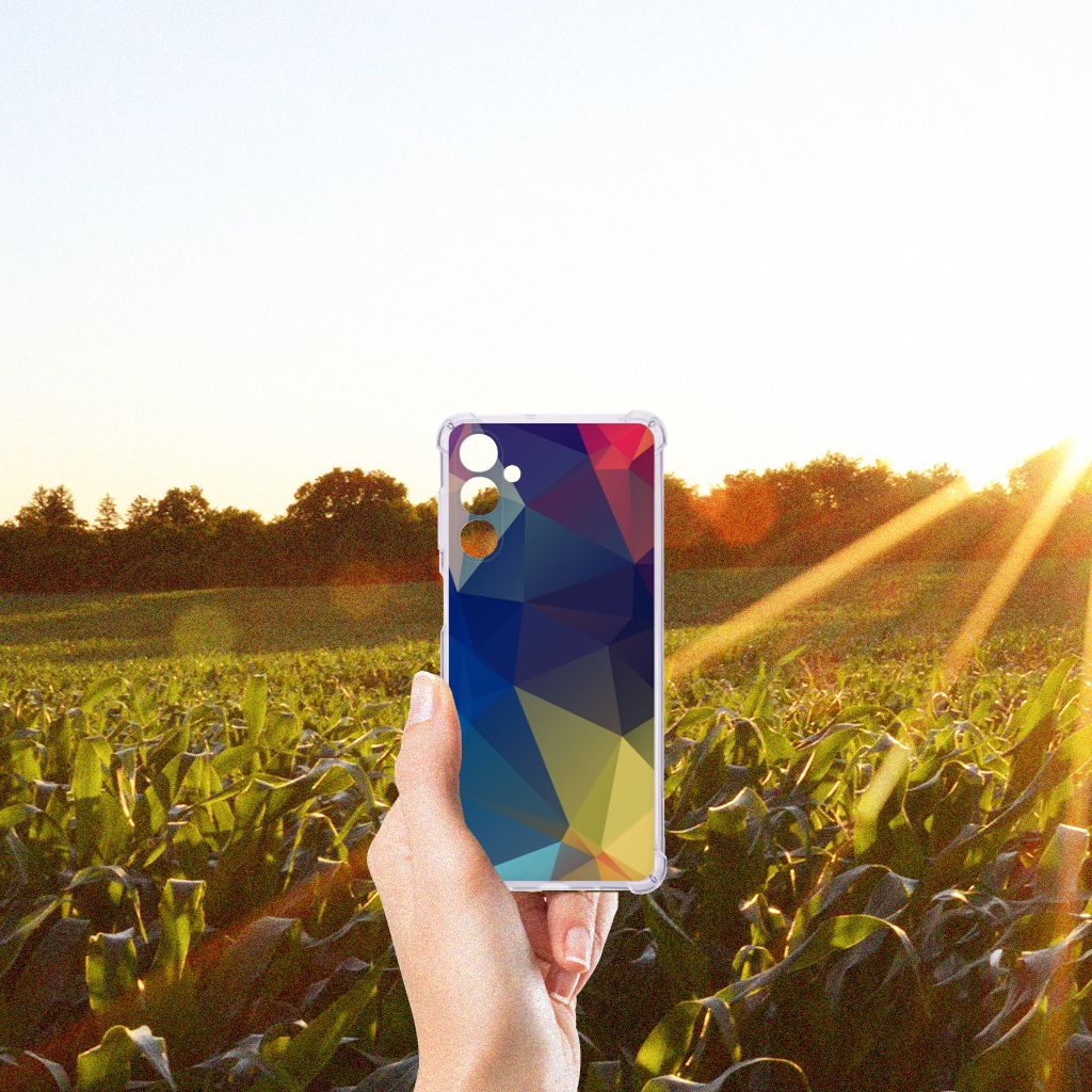 Samsung Galaxy M54 Shockproof Case Polygon Dark B2C Telecom