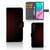 Samsung Galaxy M54 Telefoon Hoesje Geruit Rood met ruimte voor 3 pasjes en minimalistisch design.