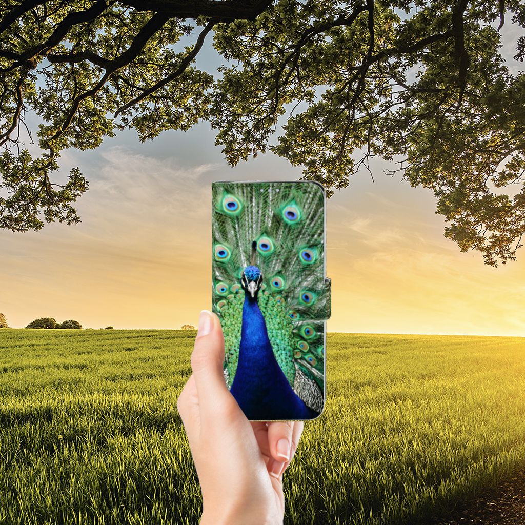 Samsung Galaxy S20 Plus Telefoonhoesje met Pasjes Pauw