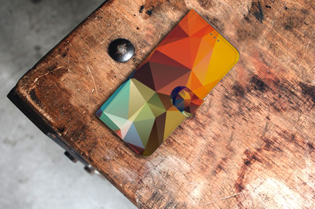 Samsung Galaxy S21 Plus Book Case Polygon Color
