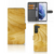 Samsung Galaxy S22 Plus Book Style Case Licht Hout boekhoes licht hout aanzicht
